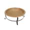 32" Copper Fire Pit with Stand & Tray Cover